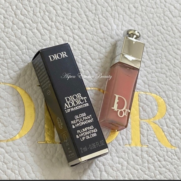 Dior Addict Lip Maximizer Lip Gloss Mini Travel Size 001 Pink - Picture 2 of 2